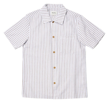 Rhythm Seersucker Stripe Shirt - Cedar
