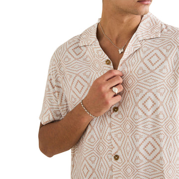 Rhythm Mosaic Shirt - Tobacco