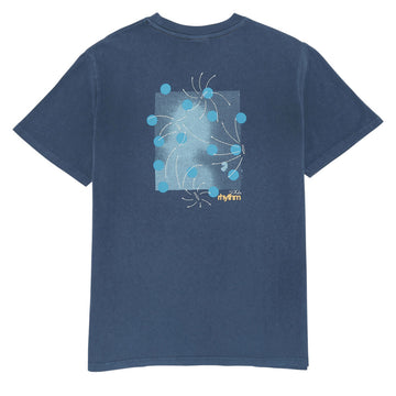 Rhythm High Vintage T-Shirt - Sea Blue