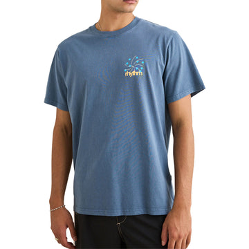 Rhythm High Vintage T-Shirt - Sea Blue