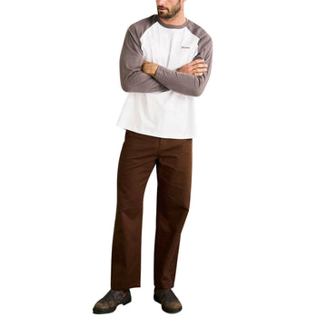Rhythm Foster Long Sleeve T-Shirt - Bone