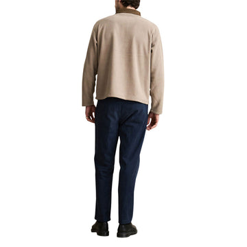 Rhythm Ladder Polar Long Sleeve Polo Shirt - Stone