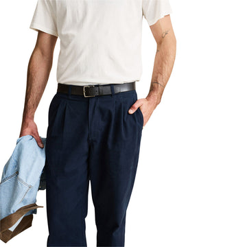 Rhythm Twill Pressed Trouser Pants - Navy