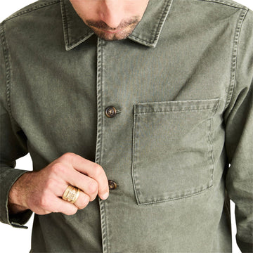Rhythm Field Guide Long Sleeve Shirt - Stone