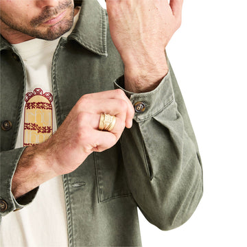Rhythm Field Guide Long Sleeve Shirt - Stone