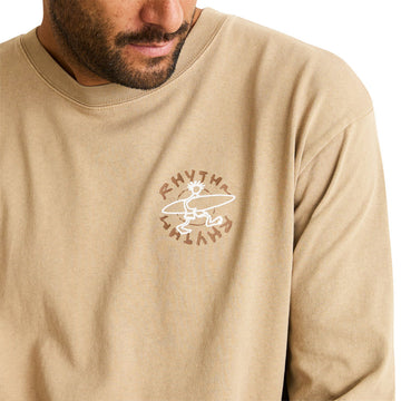 Rhythm Jaunt Vintage Long Sleeve T-Shirt - Macadamia
