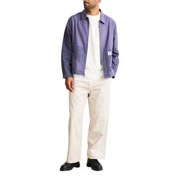 Rhythm Herringbone Sun Wash Jacket - Vintage Blue