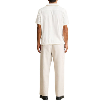 Rhythm Linen Whip Stitch Shirt - Vintage White