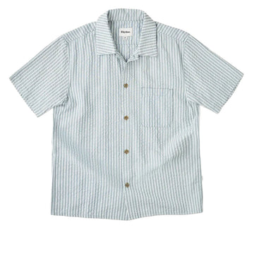 Rhythm Seersucker Stripe Shirt - Pine