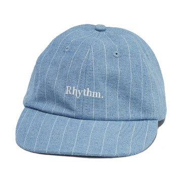 Rhythm Essential Pin Stripe Denim Hat - Washed Indigo