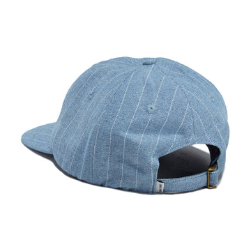 Rhythm Essential Pin Stripe Denim Hat - Washed Indigo