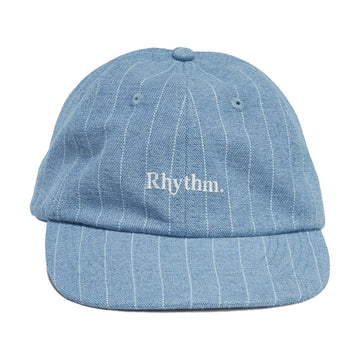 Rhythm Essential Pin Stripe Denim Hat - Washed Indigo
