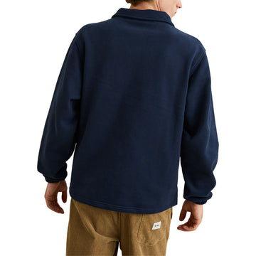 Rhythm Diego Quarter Zip Sweatshirt - Navy