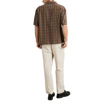 Rhythm Relaxed Brady Check Shirt - Coffee