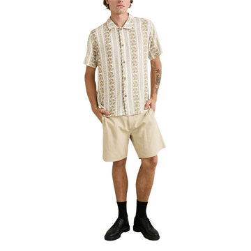 Rhythm Paisley Stripe Shirt - Natural