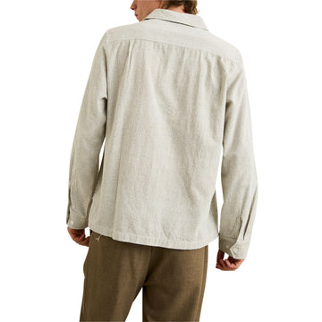 Rhythm Bank Stripe Long Sleeve Shirt - Olive