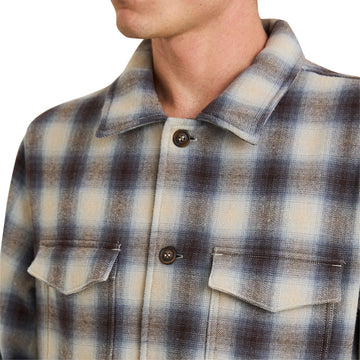 Rhythm Polar Bond Long Sleeve Flannel Shirt - Smoke