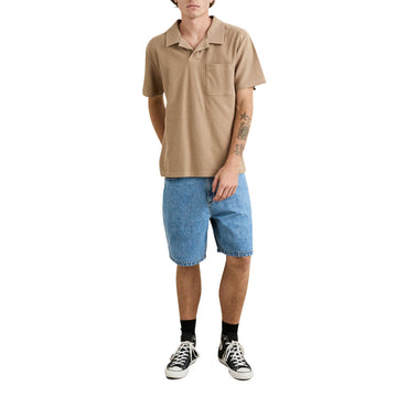 Rhythm Vintage Terry Polo Shirt - Incense