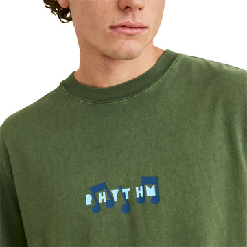 Rhythm Radio Sounds Vintage T-Shirt - Dill