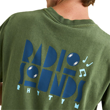 Rhythm Radio Sounds Vintage T-Shirt - Dill