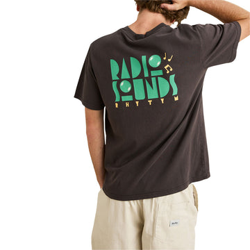 Rhythm Radio Sounds Vintage T-Shirt - Vintage Black