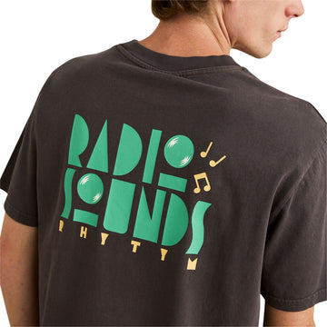 Rhythm Radio Sounds Vintage T-Shirt - Vintage Black