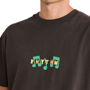 Rhythm Radio Sounds Vintage T-Shirt - Vintage Black
