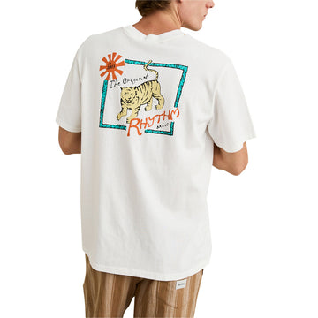 Rhythm Tiger Vintage T-Shirt - Vintage White