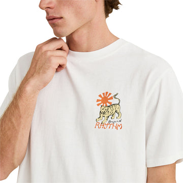 Rhythm Tiger Vintage T-Shirt - Vintage White