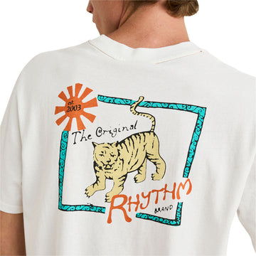 Rhythm Tiger Vintage T-Shirt - Vintage White