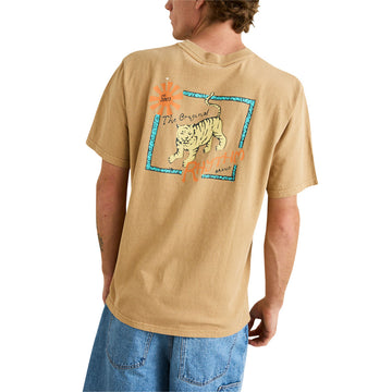 Rhythm Tiger Vintage T-Shirt - Sand