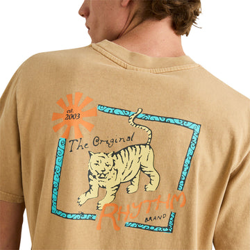 Rhythm Tiger Vintage T-Shirt - Sand