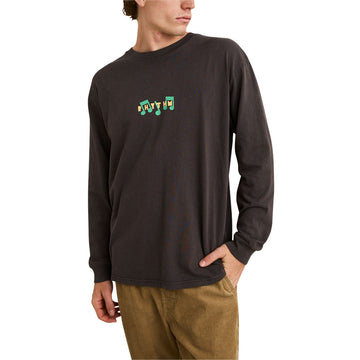 Rhythm Radio Sounds Vintage Long Sleeve T-Shirt - Vintage Black