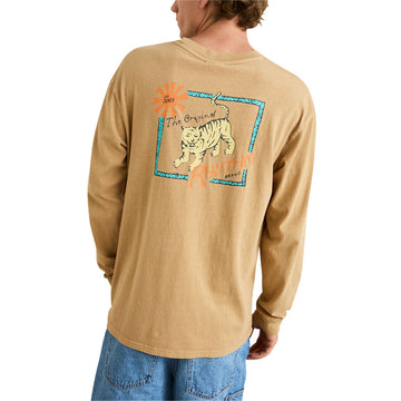 Rhythm Tiger Vintage Long Sleeve T-Shirt - Sand