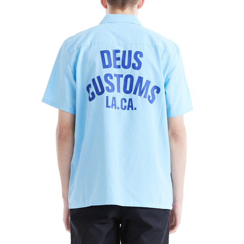 Deus Ex Machina Forecourt Shirt - Sky Blue