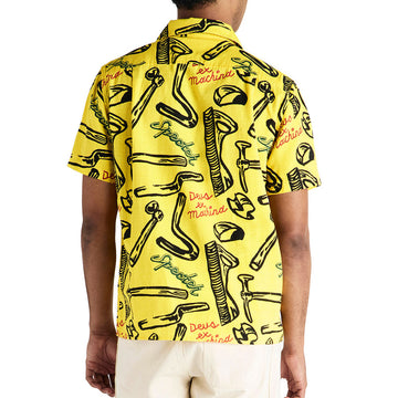 Deus Ex Machina Specter Tool Shirt - Canary Yellow