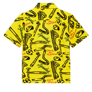 Deus Ex Machina Specter Tool Shirt - Canary Yellow