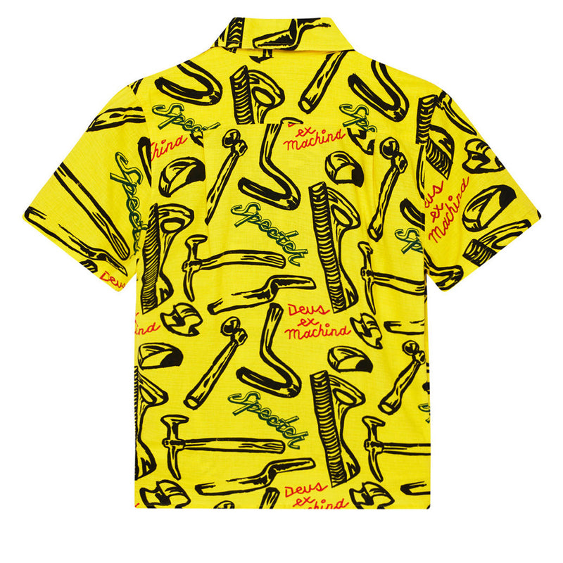 Deus Ex Machina Specter Tool Shirt - Canary Yellow