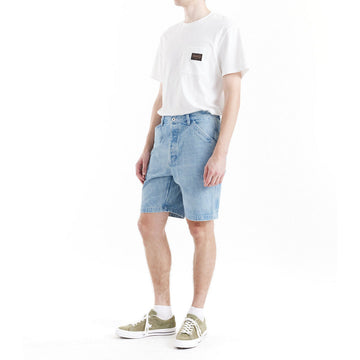 Deus Ex Machina Big Fella Denim Shorts - Light Stone