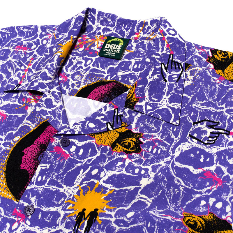 Deus Ex Machina Future History Shirt - Violet