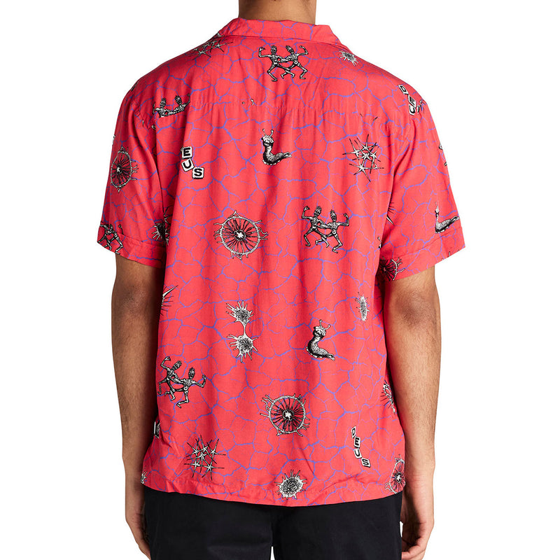Deus Ex Machina Vibrant Virus Shirt - Strawberry