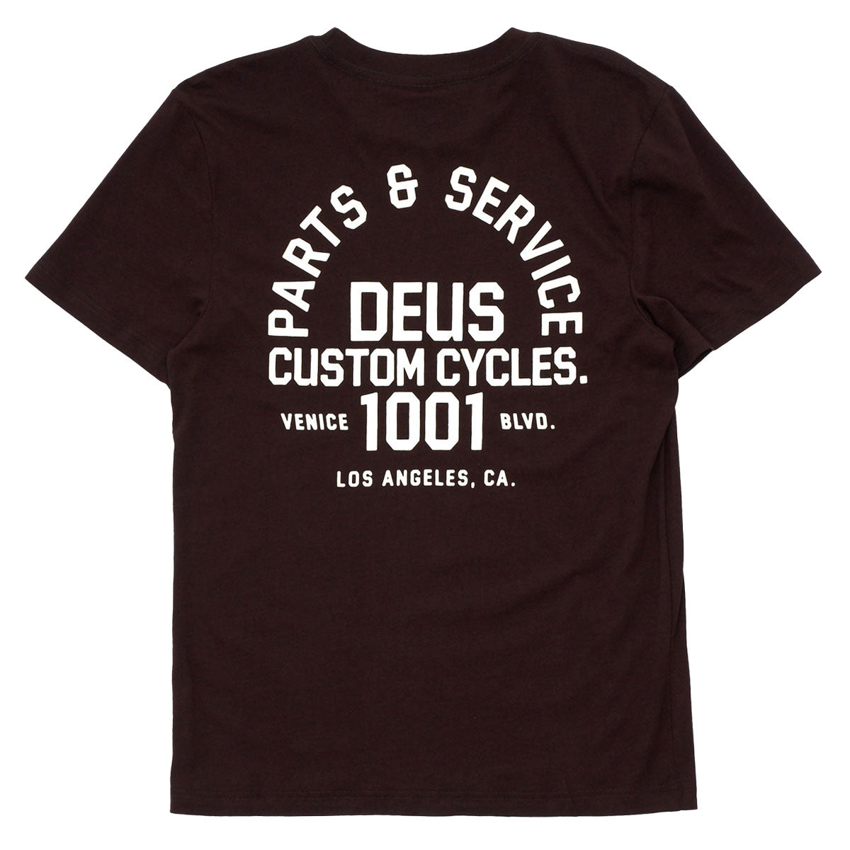 Deus Ex Machina Troop T-Shirt - Chocolate Plum image 2