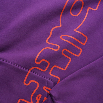 Butter Goods Warped Hoodie - Purple