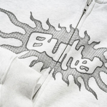 Butter Goods Solar Zip-Thru Hoodie - Ash