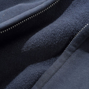 Butter Goods Stretch Zip-Thru Hoodie - Washed Navy