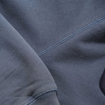 Butter Goods Stretch Zip-Thru Hoodie - Washed Navy