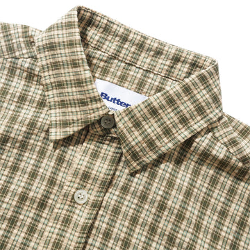 Butter Goods Equipment Shirt - Moss/Yellow