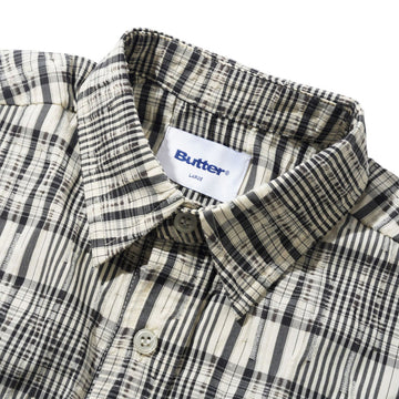 Butter Goods Spring Shirt - Black/Cream