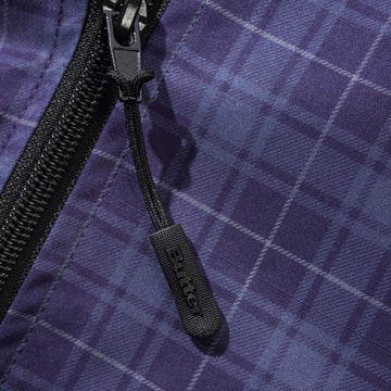 Butter Goods Plaid Nylon Jacket - Navy