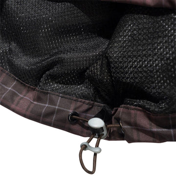 Butter Goods Plaid Nylon Jacket - Burgundy